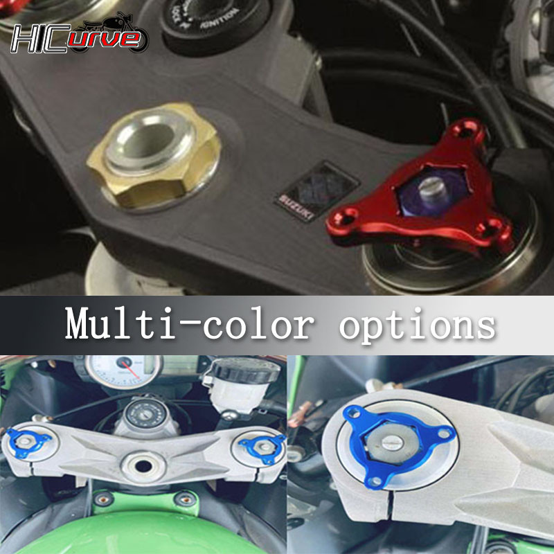 Pentru motocicletă YAMAHA YZF R6 YZF-R6 YZFR6 1999-2004 2006 2007 17mm CNC aluminiu suspensie furcă de reglare preîncărcare