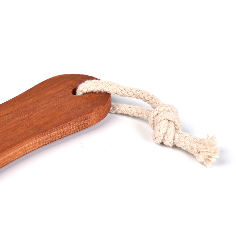 1 vnt. dvipusis pėdų dildės nuospaudų valiklis pėdoms Medinė pedikiūro trintuvė Kieta, šiurkšti, sausa, kieta nuospaudų odos pėdų šlifavimo buferis