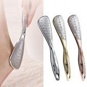 Dviejų pusių pėdos dildė išgaubto dizaino ilga rankena kabanti skylė pėdų rasp nerūdijantis plienas pašalinti kietą odą pedikiūro įrankis