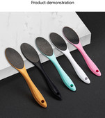 Jalarasbid pediküür Jalahooldus Jalavail Rasp Callus Dead Skin Remover Professionaalne nanoklaasist kahepoolne viil märgadele kuivadele jalgadele