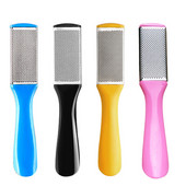 1PC Pilă pentru picioare pedichiură de uz casnic din oțel inoxidabil cu mâner din plastic pentru îndepărtarea calusurilor și a pielii moarte Instrument zilnic de îngrijire a picioarelor