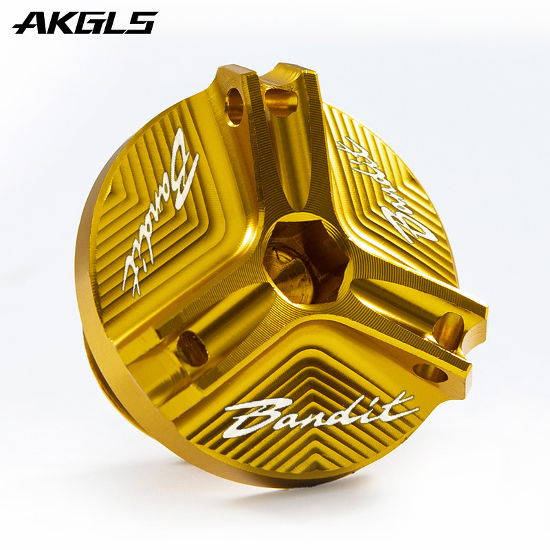 Για SUZUKI Bandit 400 600 650 1200 1250 1250S Bandit650 Μπουλόνι καπακιού λαδιού κινητήρα μοτοσικλέτας Αξεσουάρ Προστασία τάπας πλήρωσης καυσίμου