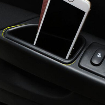 Για Renault Captur Kaptur Samsung QM3 Αυτοκίνητα Μπροστινές πόρτες Χειρολαβή Κουτί Τηλέφωνο Θήκη Κάρτας Τσάντα Αποθήκευση Αναβάθμιση Αξεσουάρ Στυλ αυτοκινήτου