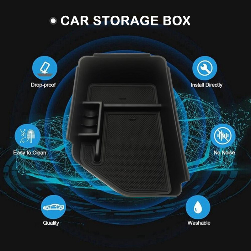 Kia EV6 2021-2023 jaoks käetoe keskkonsooli hoiukarbi hoidik Keskkonsooli kandiku korraldaja Panipaik Korrastamine Autotarvikud