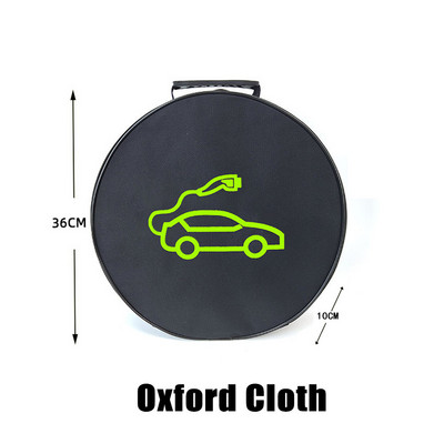 Geantă de depozitare cablu de încărcare pentru mașină Geantă de transport Jumper pentru vehicule electrice Prize Prize Echipament de încărcare Container Depozitare