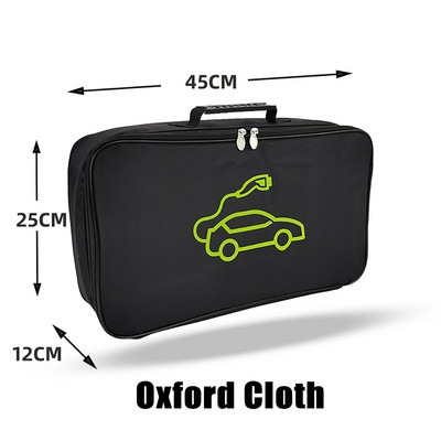 Geantă de depozitare cablu de încărcare pentru mașină Geantă de transport Jumper pentru vehicule electrice Prize Prize Echipament de încărcare Container Depozitare