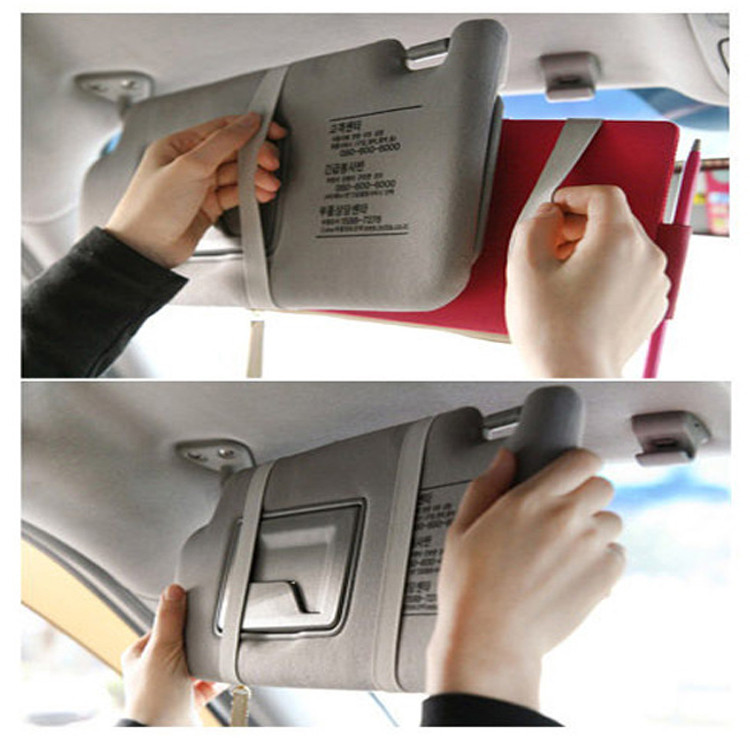 Αλεξίπτωτο αυτοκινήτου Organizer Auto Multi-Pocket Stroll Θήκη Ηλιοθεραπείας Styling Visor Document Storage Pouch Auto εσωτερικό αξεσουάρ