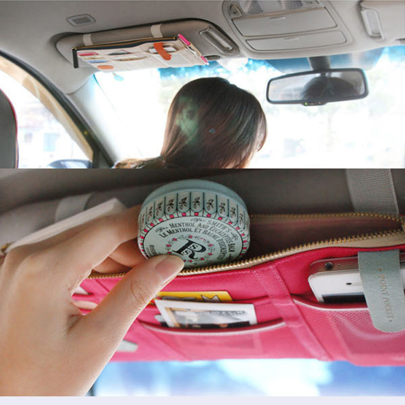 Αλεξίπτωτο αυτοκινήτου Organizer Auto Multi-Pocket Stroll Θήκη Ηλιοθεραπείας Styling Visor Document Storage Pouch Auto εσωτερικό αξεσουάρ