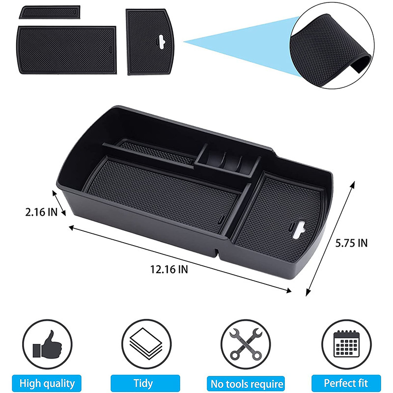 Organizator pentru consolă centrală pentru Honda Accord 2018 2019 2020 2021 2022 Material plastic Cutie pentru cotieră Tavă de introducere Accesorii pentru paleți