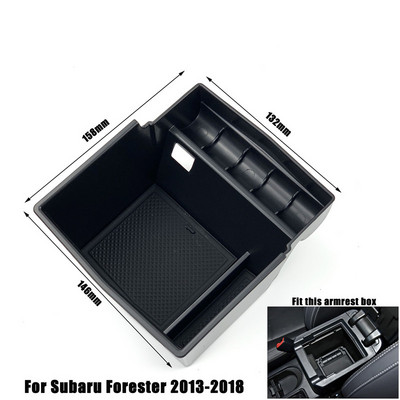Pentru Subaru XV Crosstrek Impreza Outback Legacy Forester Accesorii auto Cotieră centrală Cutie de depozitare Suport tavă Consolă Palle