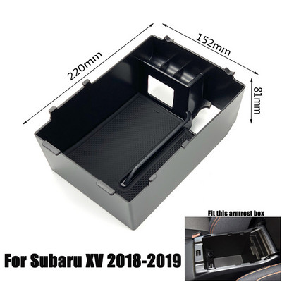 Pentru Subaru XV Crosstrek Impreza Outback Legacy Forester Accesorii auto Cotieră centrală Cutie de depozitare Suport tavă Consolă Palle