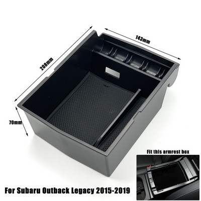 Pentru Subaru XV Crosstrek Impreza Outback Legacy Forester Accesorii auto Cotieră centrală Cutie de depozitare Suport tavă Consolă Palle
