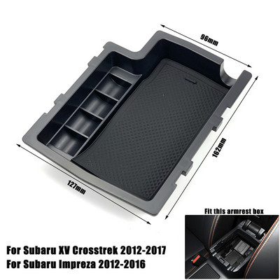 Pentru Subaru XV Crosstrek Impreza Outback Legacy Forester Accesorii auto Cotieră centrală Cutie de depozitare Suport tavă Consolă Palle