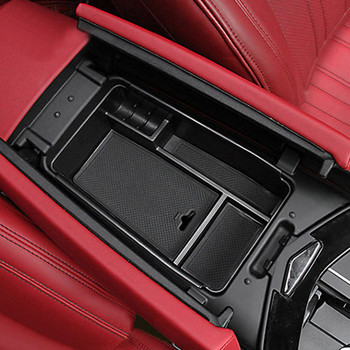 Κάλυμμα κεντρικού υποβραχιόνιου Storage Box Trim ABS Car Organizer για Maserati 2013-2016 Ghibli 2014-2016 Levante 2016-2018
