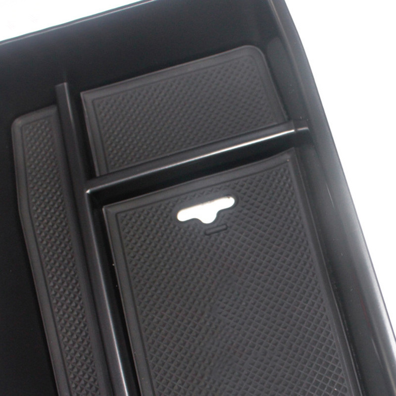 Središnji naslon za ruku Kutija za pohranu Poklopac Obrub ABS Auto Organizator za Maserati 2013-2016 Ghibli 2014-2016 Levante 2016-2018