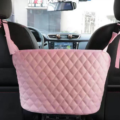 Rhinestone autósülés tároló rendszerező gyémánt bőr kézitáska tartó pénztárca tárolására telefon zseb korlát a hátsó ülés kisállat gyerekeknek