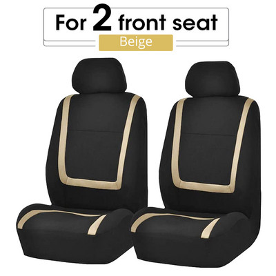 AUTOYOUTH Husă unică pentru scaun auto din pânză plată (tetiere detașabile și bancă solidă) Accesorii interioare Husă universală pentru scaun auto