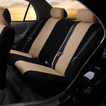 Πλήρες σετ Καλύμματα καθισμάτων αυτοκινήτου Universal Fit Προστατευτικά καθισμάτων αυτοκινήτου Υψηλής ποιότητας Αξεσουάρ εσωτερικού αυτοκινήτου αυτοκινήτου Μπεζ για Lada Largus