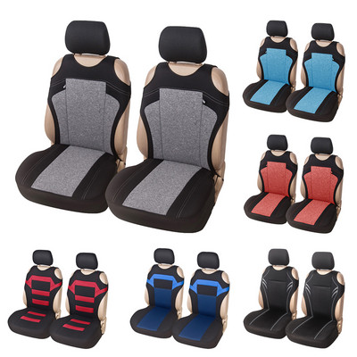 AUTOYOUTH 2 бр. Универсални калъфи за автомобилни седалки - Калъфи за предни седалки Мрежеста гъба Интериорни аксесоари Дизайн на тениска - за кола/камион/ван