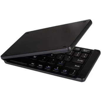 Φορητό πτυσσόμενο μίνι πληκτρολόγιο Bluetooth Αναδιπλούμενο ασύρματο πληκτρολόγιο ΗΠΑ για tablet IOS/Android/Windows ipad