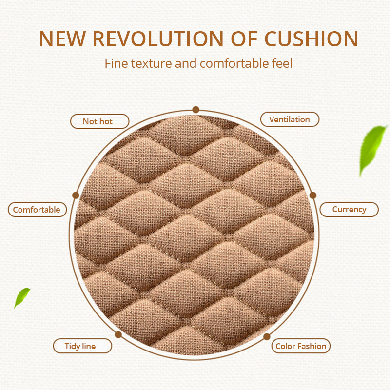 AUTOYOUTH Lanena navlaka za autosjedalicu Four Seasons Jastuk za autosjedalicu Lanena tkanina Dodaci za automobil Univerzalna veličina Protuklizna