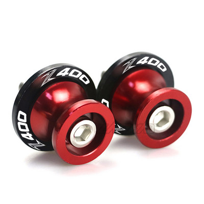 M8 Z400 Bobine braț oscilant pentru motociclete Suport din spate șuruburi Glisoare Accesorii din aluminiu CNC pentru Kawasaki Z400 2018 2019