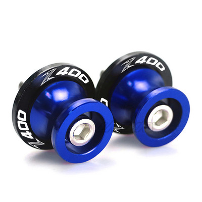 M8 Z400 Bobine braț oscilant pentru motociclete Suport din spate șuruburi Glisoare Accesorii din aluminiu CNC pentru Kawasaki Z400 2018 2019