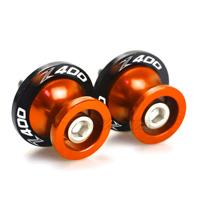 M8 Z400 Bobine braț oscilant pentru motociclete Suport din spate șuruburi Glisoare Accesorii din aluminiu CNC pentru Kawasaki Z400 2018 2019