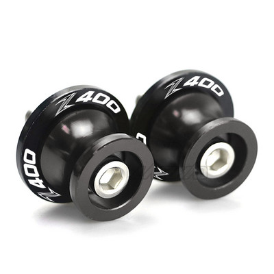 M8 Z400 Bobine braț oscilant pentru motociclete Suport din spate șuruburi Glisoare Accesorii din aluminiu CNC pentru Kawasaki Z400 2018 2019