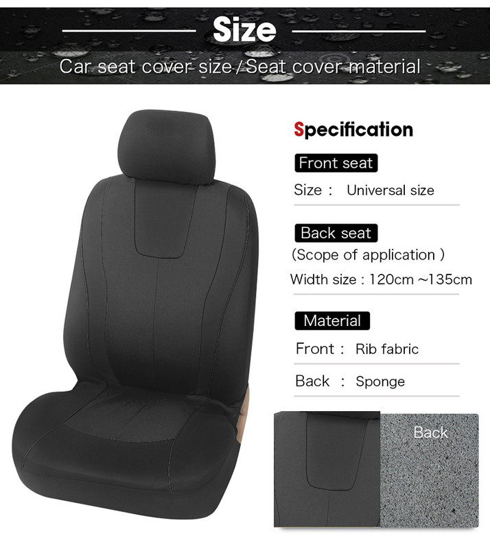 Husa scaun auto Airbag compatibil cu Rio K2 pentru Focus pentru Peugeot Accesorii interioare universale pentru masini 1/2/5/7 locuri