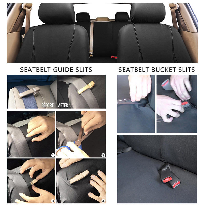 Husa scaun auto Airbag compatibil cu Rio K2 pentru Focus pentru Peugeot Accesorii interioare universale pentru masini 1/2/5/7 locuri
