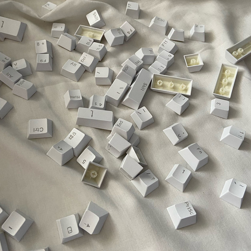 104 τμχ Πλήκτρα μηχανικού πληκτρολογίου γενικής χρήσης Εργονομικά κενά πληκτρολόγια για Cherry MX μηχανικό πληκτρολόγιο αντικατάσταση οπίσθιου φωτισμού κλειδιού