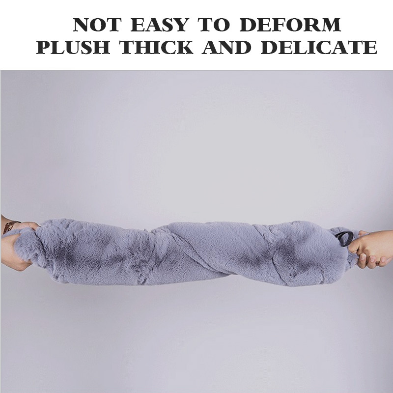 APPDEE universal μαξιλάρι χειμερινού καθίσματος αυτοκινήτου απομίμηση κάλυμμα καθίσματος αυτοκινήτου από γούνα κουνελιού παχύ βελούδινο μαλακό και ζεστό