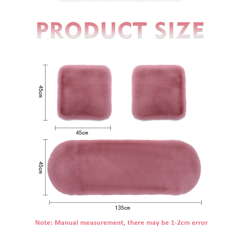 APPDEE universal μαξιλάρι χειμερινού καθίσματος αυτοκινήτου απομίμηση κάλυμμα καθίσματος αυτοκινήτου από γούνα κουνελιού παχύ βελούδινο μαλακό και ζεστό