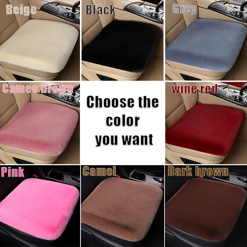 APPDEE universal μαξιλάρι χειμερινού καθίσματος αυτοκινήτου απομίμηση κάλυμμα καθίσματος αυτοκινήτου από γούνα κουνελιού παχύ βελούδινο μαλακό και ζεστό