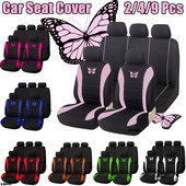 Пеперуди Калъфи за автомобилни седалки Универсален калъф за автомобилни седалки Защитни калъфи за автомобилни седалки Аксесоари за интериор на кола за жени (9 цвята)