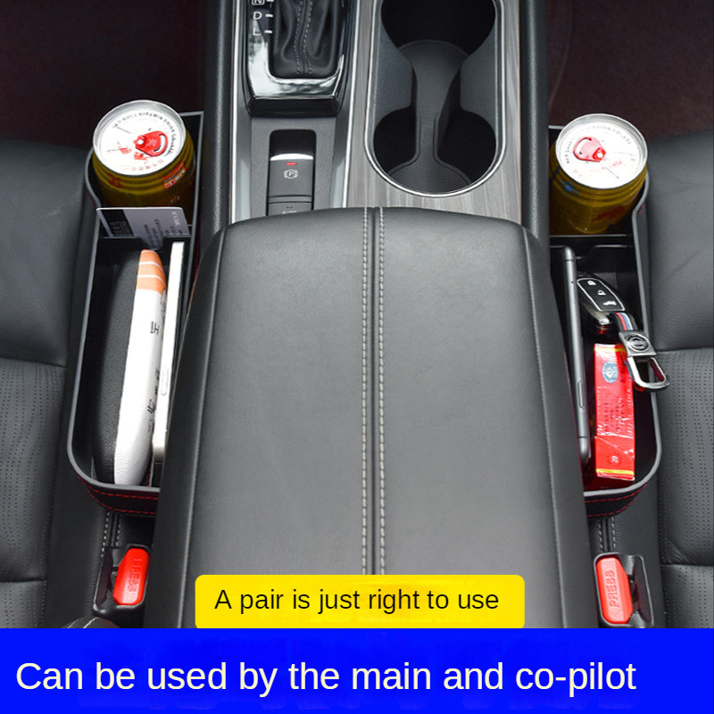 Istmepoolne korraldaja topsihoidja autodele Nahast Multifunktsionaalne Automaatne istmevahe täiteaine Hoiukast Istetasku panipaiga korrastamine