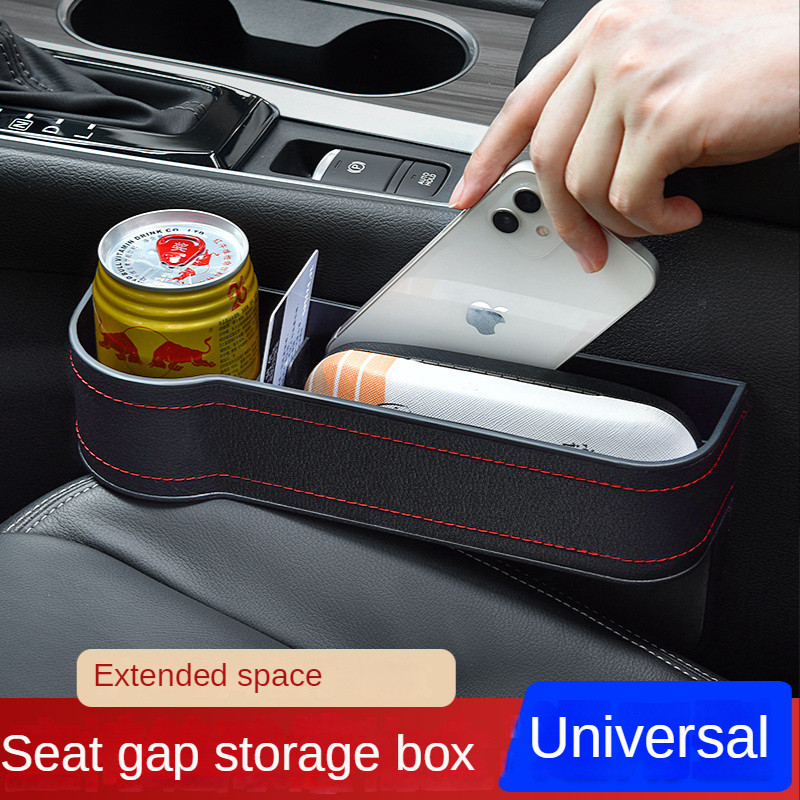 Istmepoolne korraldaja topsihoidja autodele Nahast Multifunktsionaalne Automaatne istmevahe täiteaine Hoiukast Istetasku panipaiga korrastamine
