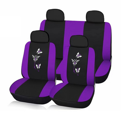 New Fashion 5 värvi autoistme kate ja rooli kate Universaalne autoistme interjöör universaalne kate Butterfly Style