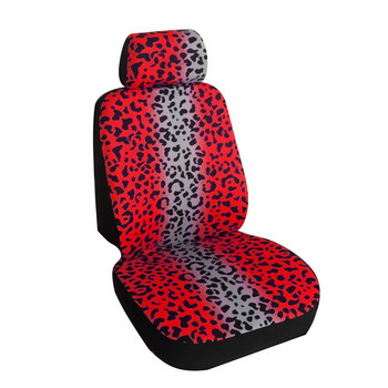 Капак за столче за кола Универсален протектор за столче за кола Предна седалка Възглавница Подложка Мат леопард тип дигитален печат за автомобилен интериор Сув Ван