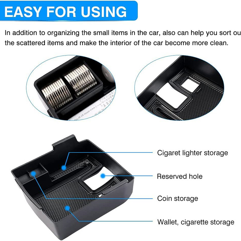 Centrinės konsolės padėklo laikiklis, skirtas Toyota Corolla E210 2019-2023 ir Corolla Cross (XG10) 2022 2023 pirštinių dėžės padėklų laikikliui