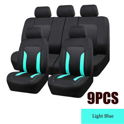 Universaalne võrgust autoistme kattekomplekt Voiture tarvikud Interjöör Unisex sobib enamikele automaasturitele kaubik Golf Golf5 koos tõmblukuga