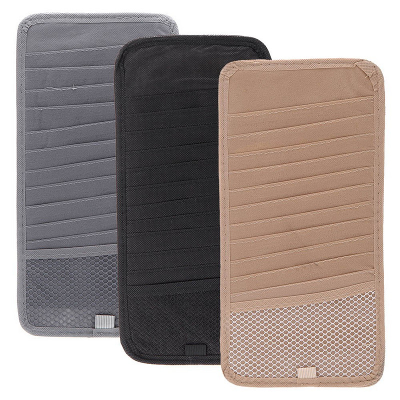 Auto auto päikesesirm lausriidest organiseerija Säilituskott kaardiklambrihoidja Multifunktsionaalne CD-pliiats Päikeseprillid Panipaiga korrastamine