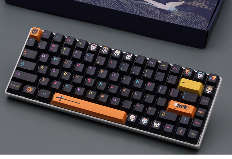 149 de taste GMK Mictlán Keycaps Cherry Profil PBT 5 laturi sublimare vopsea tastatură mecanică pentru comutator MX cu schimbare 1.75U