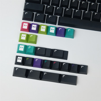 GMK Black Pixels Keycaps PBT DYE-Sublimation Mechanical Keyboard Keycap 128 Keys Cherry Profile for MX Switches