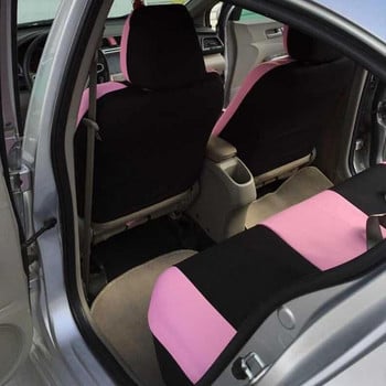 Висококачествени универсални калъфи за седалки с принт на сладки охлюви за предни/цяли калъфи за автомобилни седалки 2/4/9 бр. Защитни калъфи за автомобилни седалки