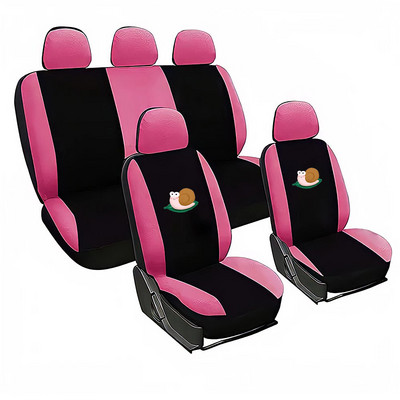 Mieli sraigių spausdinti aukštos kokybės universalūs automobilio sėdynių užvalkalai priekiniam / pilnam automobilio sėdynės užvalkalui 2/4/9 vnt.
