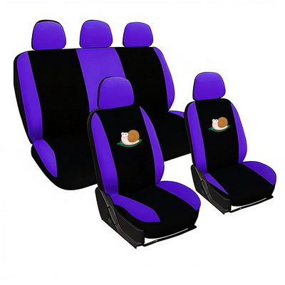 Mieli sraigių spausdinti aukštos kokybės universalūs automobilio sėdynių užvalkalai priekiniam / pilnam automobilio sėdynės užvalkalui 2/4/9 vnt.