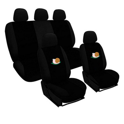 Mieli sraigių spausdinti aukštos kokybės universalūs automobilio sėdynių užvalkalai priekiniam / pilnam automobilio sėdynės užvalkalui 2/4/9 vnt.