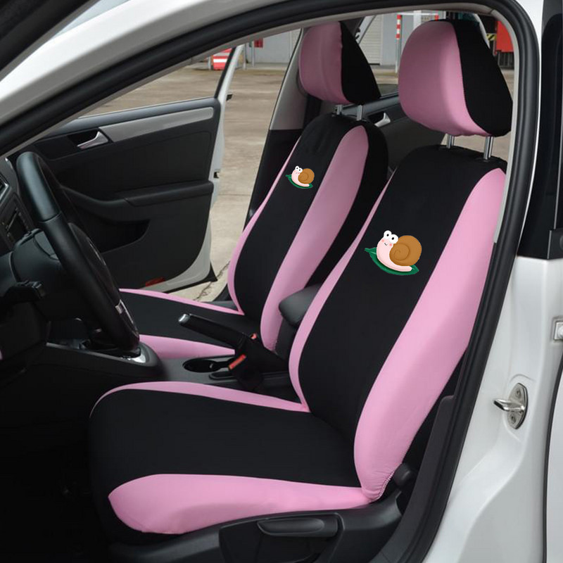 Mieli sraigių spausdinti aukštos kokybės universalūs automobilio sėdynių užvalkalai priekiniam / pilnam automobilio sėdynės užvalkalui 2/4/9 vnt.